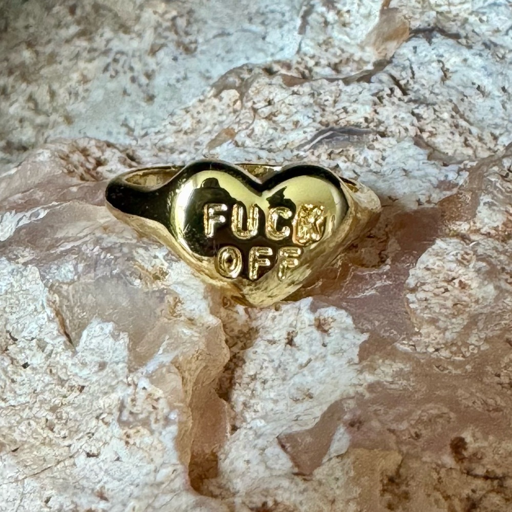 Lovingly “F* Off” Ring - Picture 2 of 11